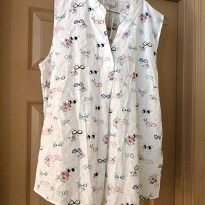 Van Heusen NWT sleeveless white tank top